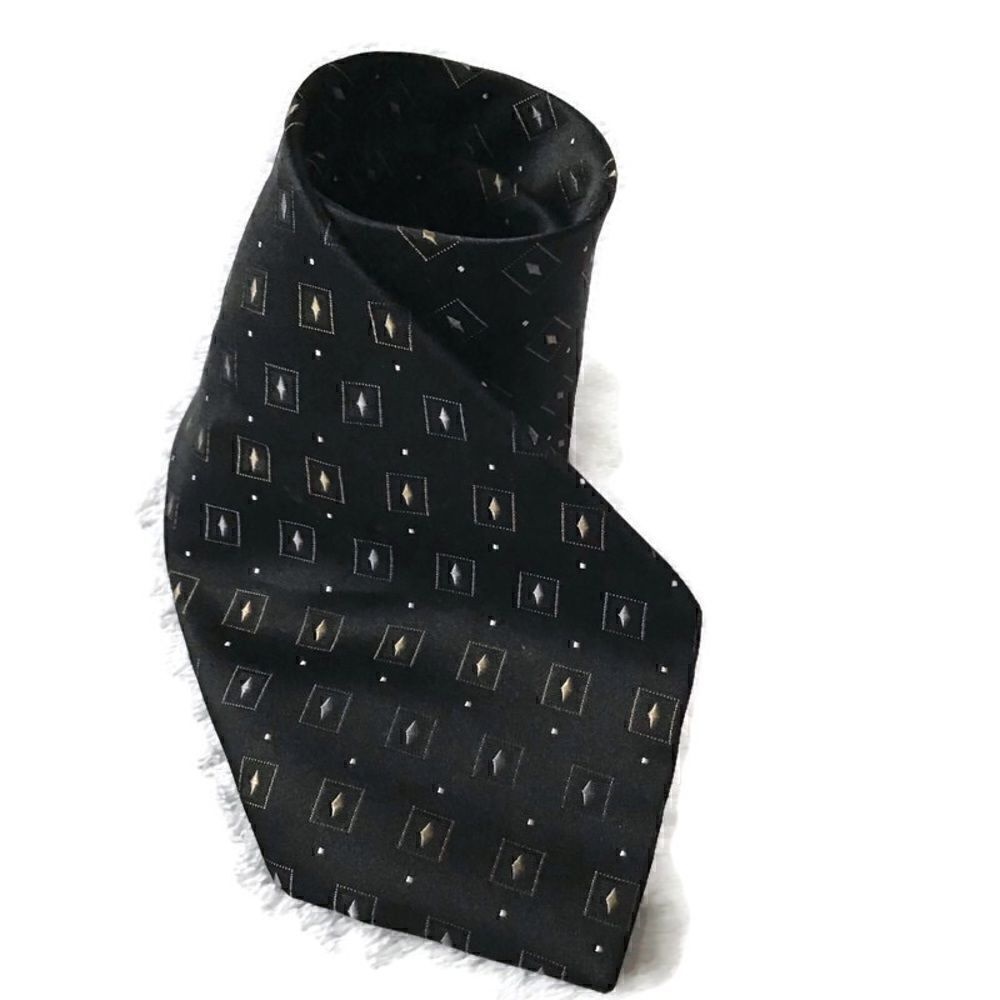 DKNY Diamond Embroidered Necktie